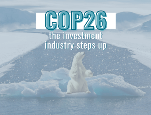 COP26 – The Investment Industry Steps Up